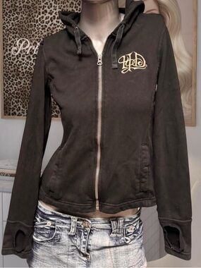 Harley Davidson Black Zip Hoodie